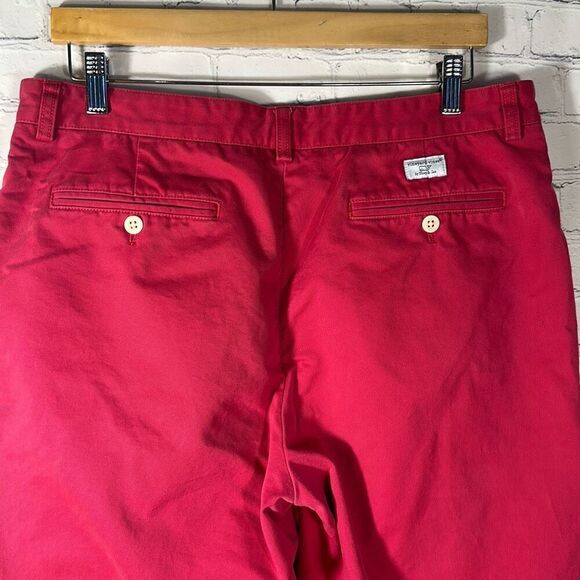 Vineyard Vines Red Khaki Chino Pants size W35 x L32 - Picture 4 of 7